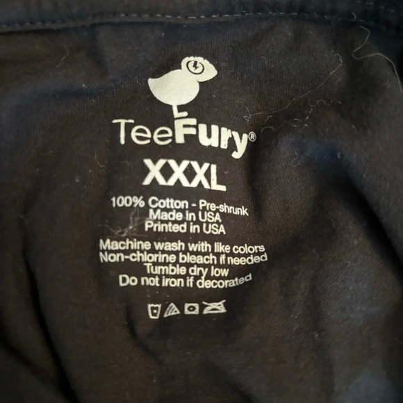 🛍️3/$30 Tee Fury women’s black “can we play D&D now?” t-shirt size XXXL - Picture 5 of 5